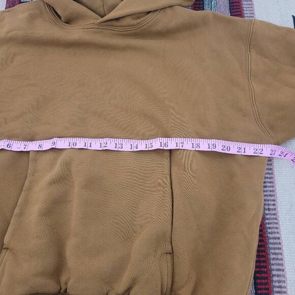 Yeezy Gap Double Layered Perfect Hoodie Sz S Brown2 Hooded Sweatshirt Oversized - Picture 6 of 8